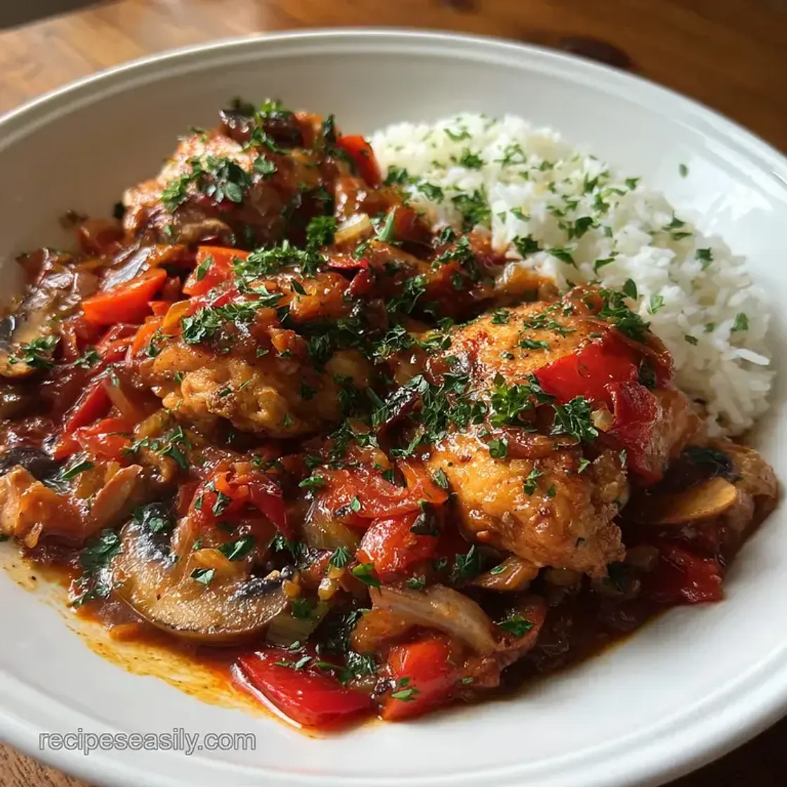 Easy Chicken Cacciatore Dinner: Ready in 30 Minutes
