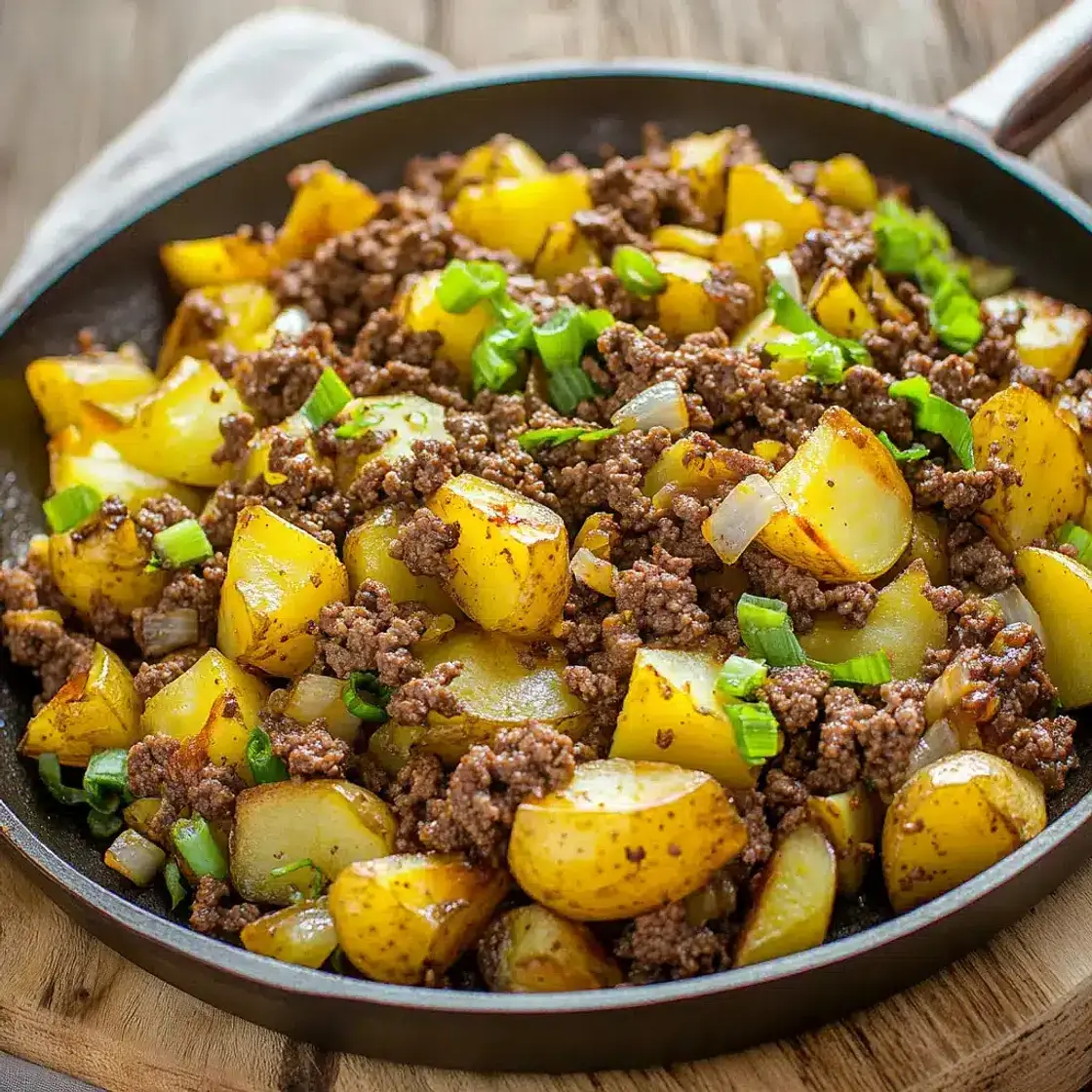 Ground Beef and Potato Skillet Easy Weeknight Dinner