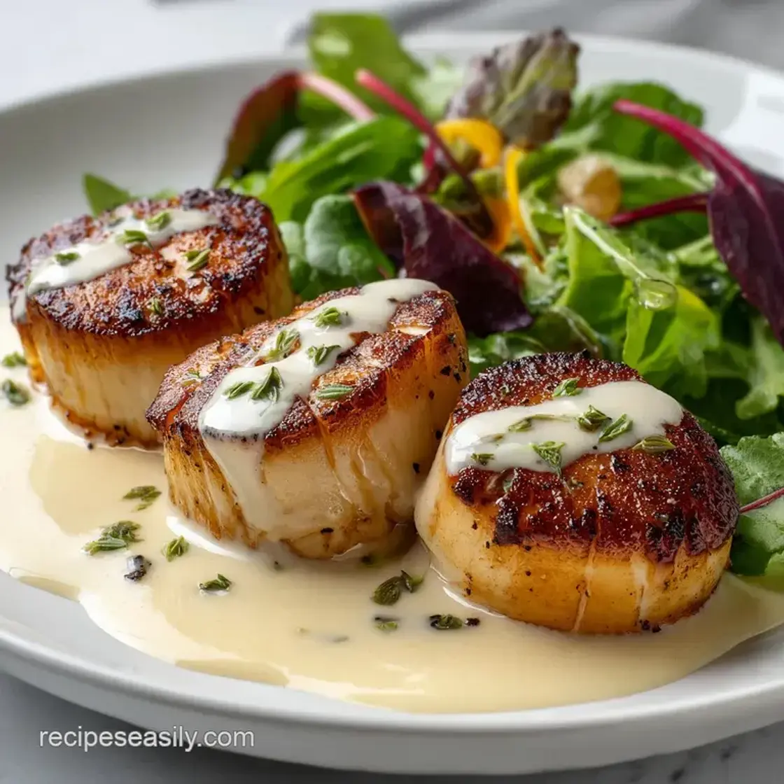 Cajun Cream Scallops: Velvety Spice Infused