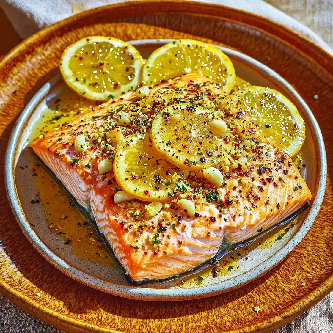 Baked Lemon Garlic Salmon Easy Weeknight Dinner