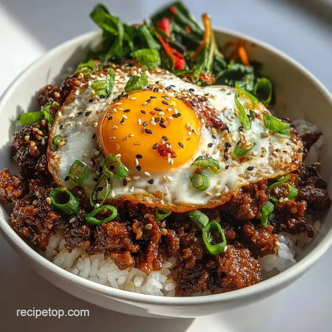 Quick Caramelized Beef Rice Bowls Recipe
