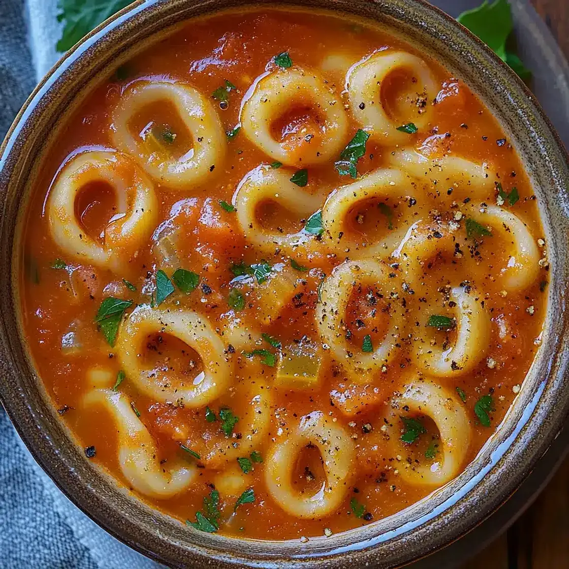 Tomato Tortellini Soup Easy Cozy Dinner Recipe
