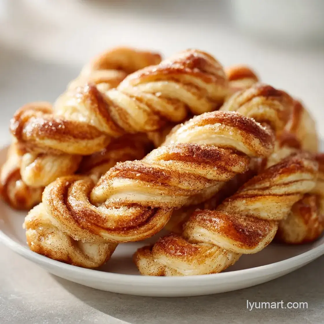Sweet Cinnamon Twists: Buttery and Flaky