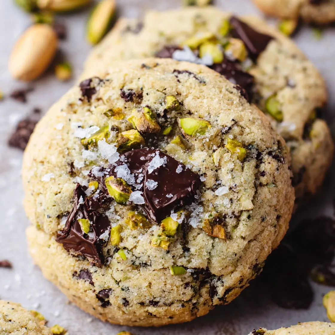Pistachio Chocolate Chip Cookies Recipe