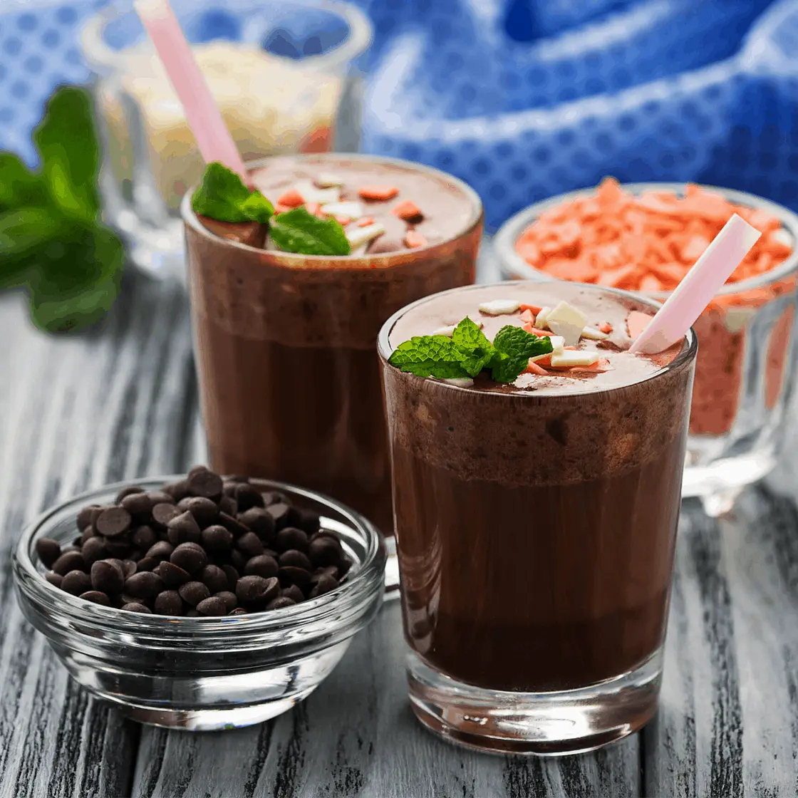 Keto Chocolate Mint Shake