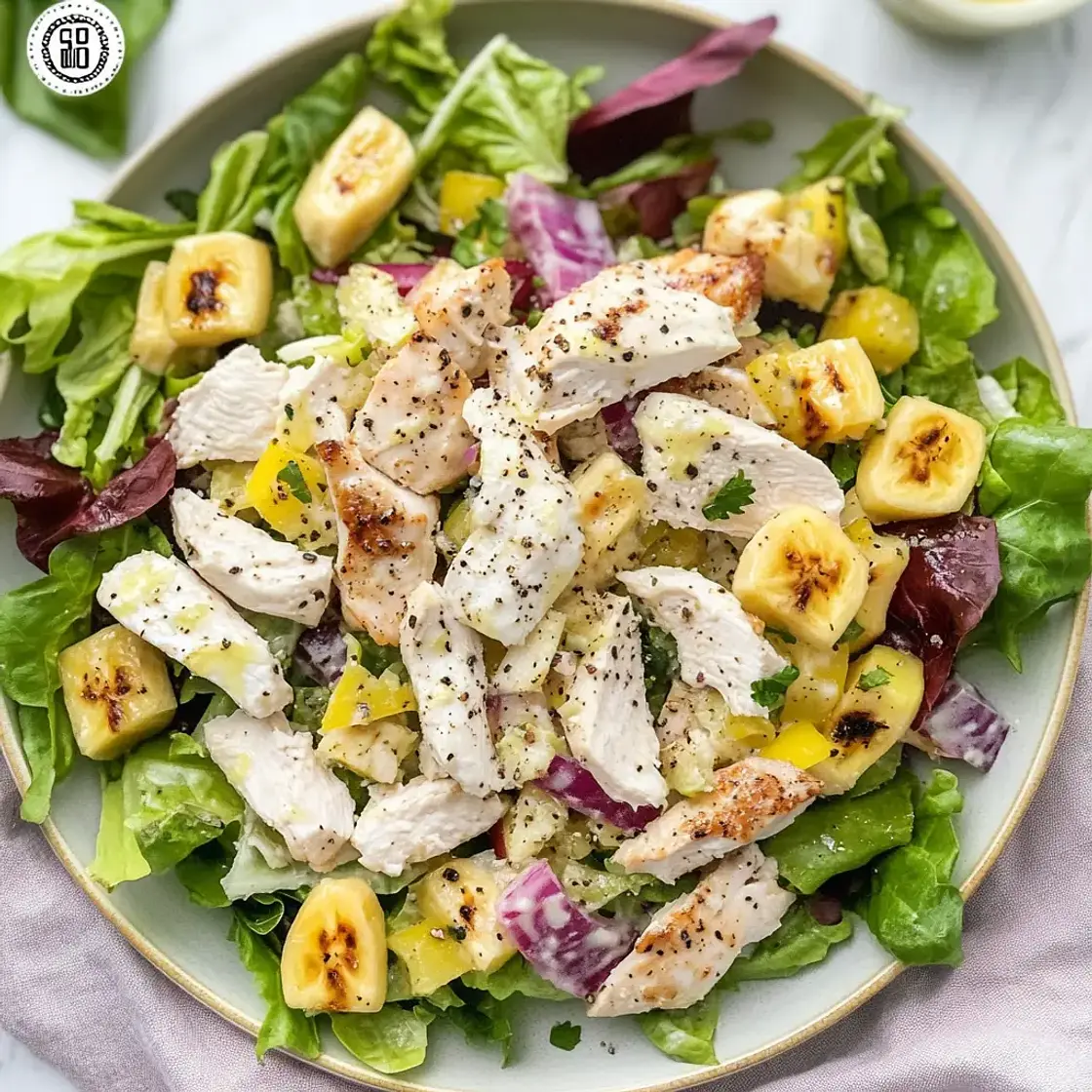 Cottage Cheese Chicken Salad with Banana Peppers Easy Weeknight Dinner