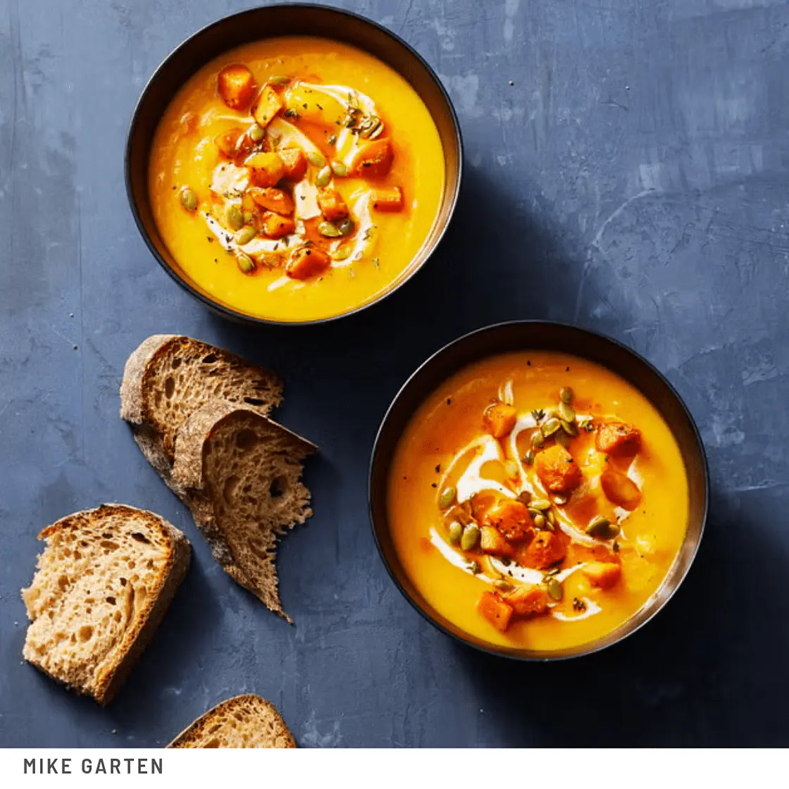 Air fryer butternut squash soup