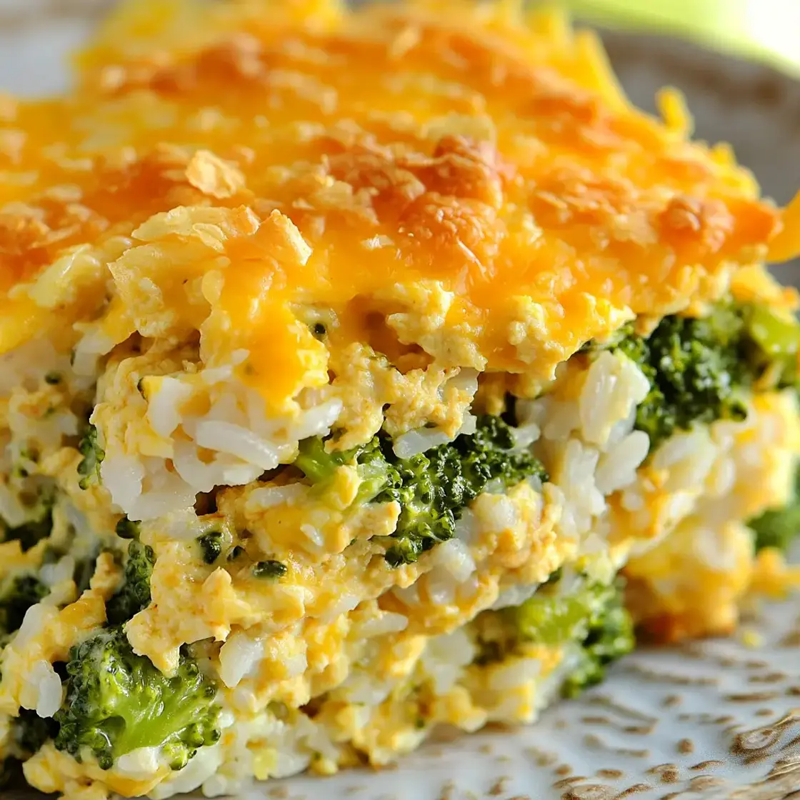 Cheesy Chicken Broccoli and Rice Casserole Easy Weeknight Dinner