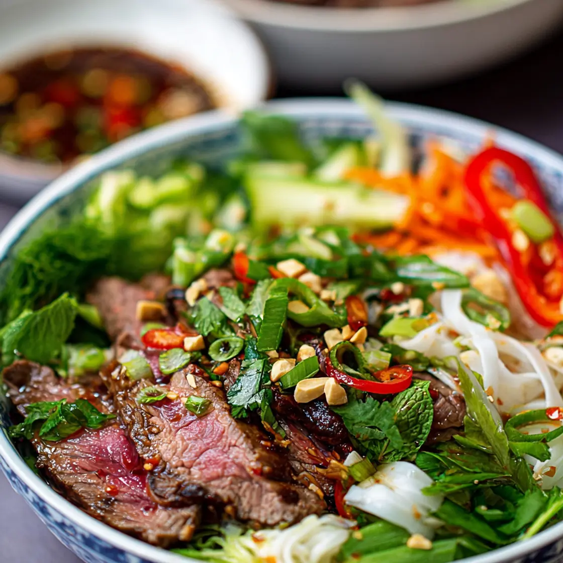 Crying Tiger Beef Noodle Salad Recipe