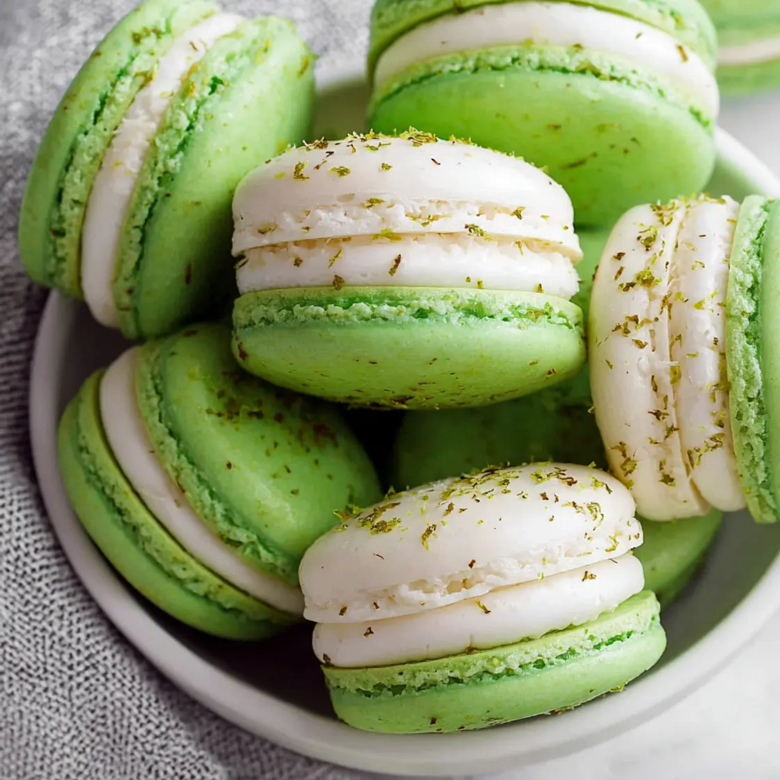 Coconut Lime Macarons Recipe
