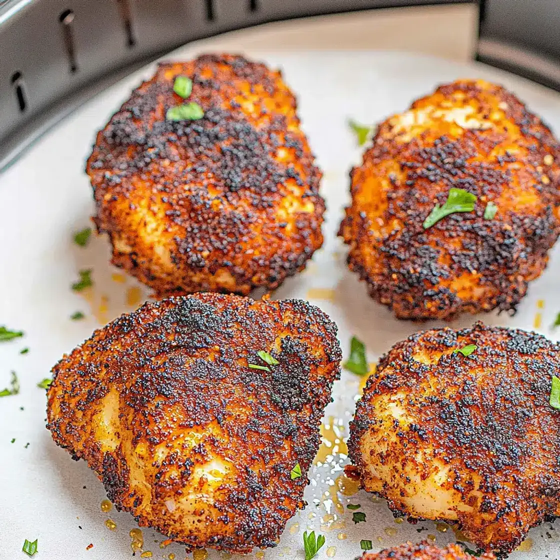 Crispy Air Fryer Chicken Thighs Easy Weeknight Dinner