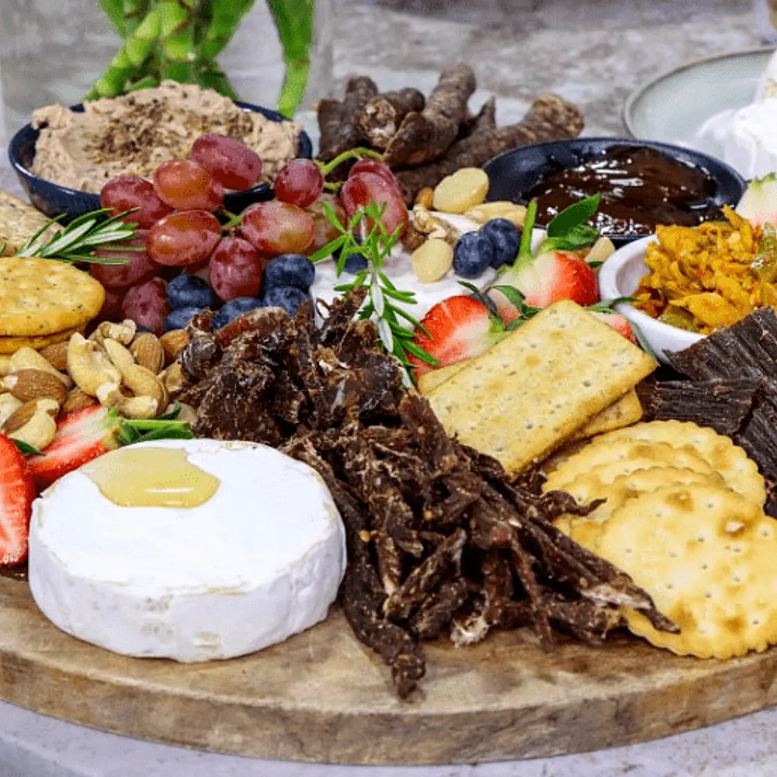Biltong and Cheese Charcuterie Board