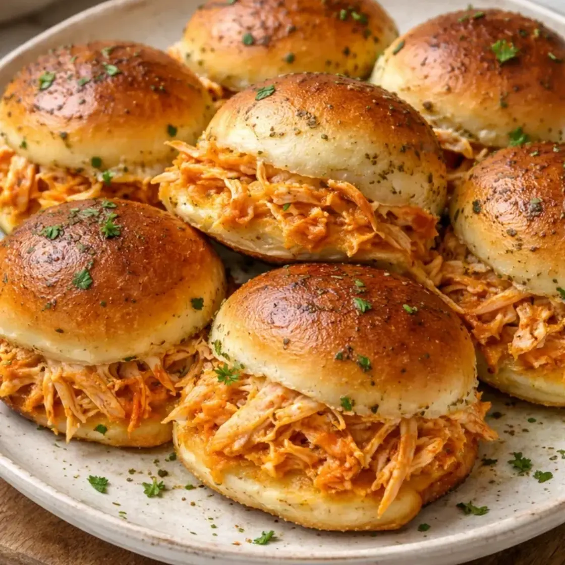 Spicy Buffalo Chicken Sliders