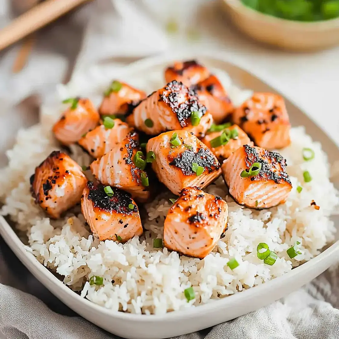 Air Fryer Salmon Bites Easy Quick Dinner for Busy Nights
