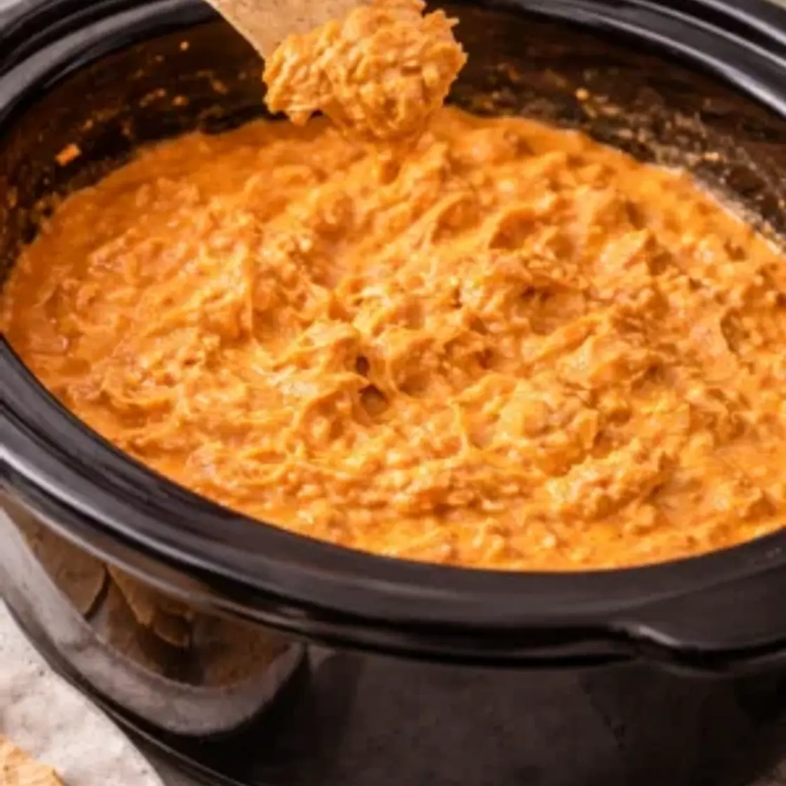 Crockpot Buffalo Chicken Dip