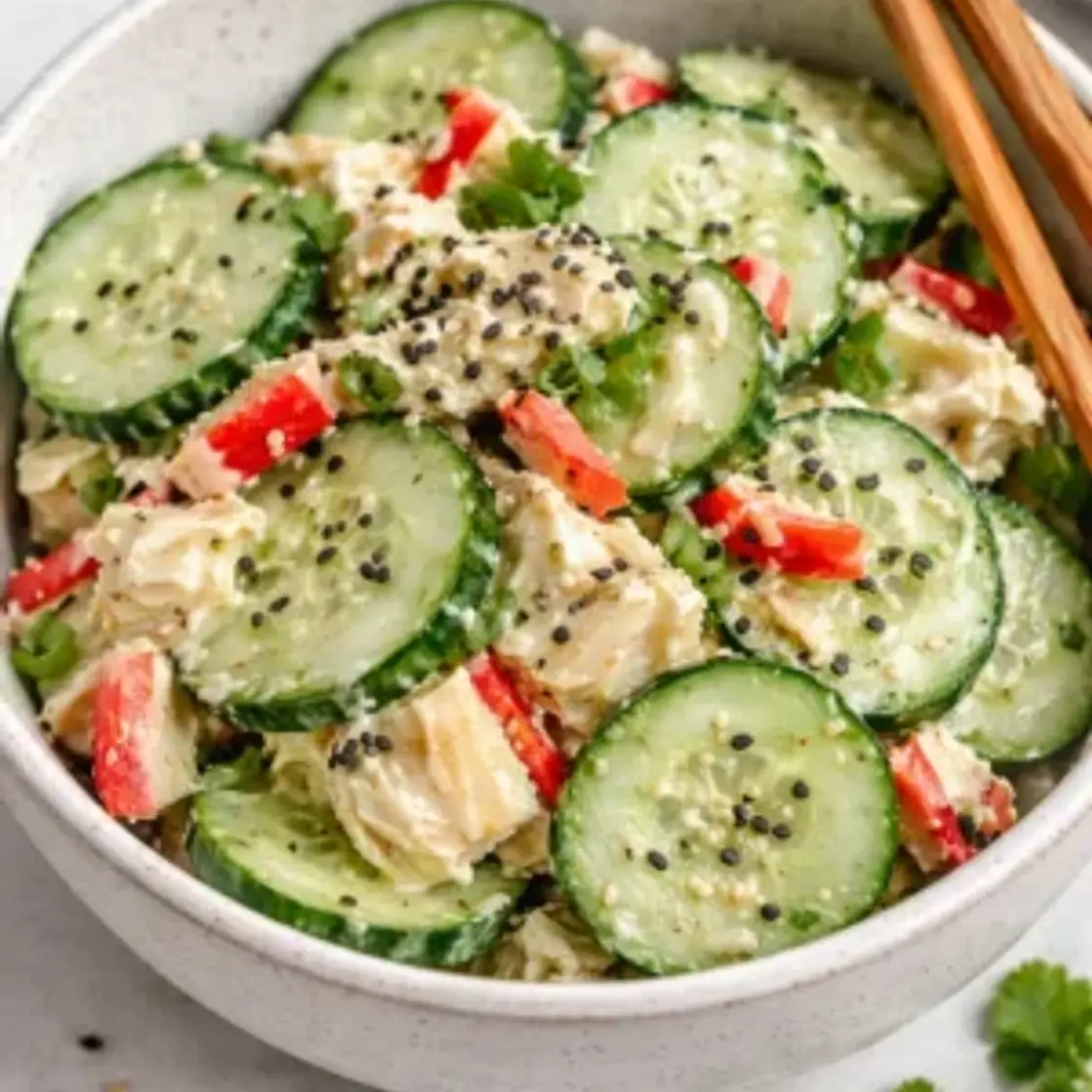 California Roll Cucumber Salad
