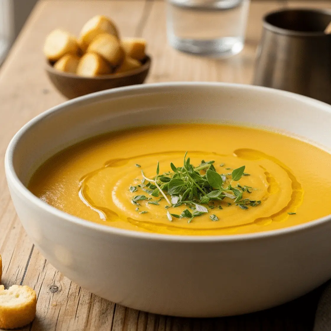 Velouté de légumes sans FODMAP, doux et savoureux