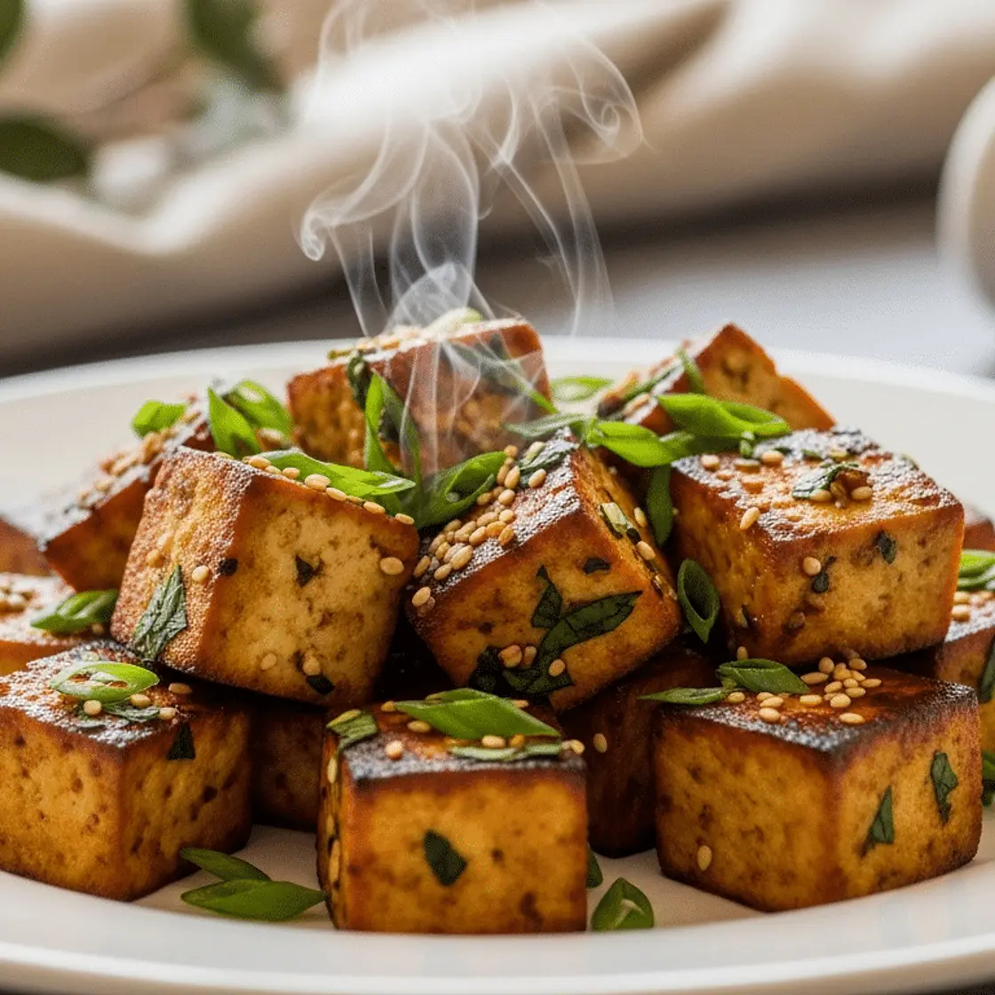 Tofu mariné sans FODMAP savoureux