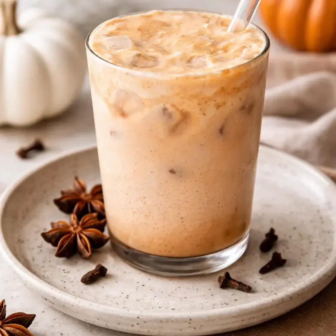 Starbucks Copycat Iced Pumpkin Cream Chai Tea Latte