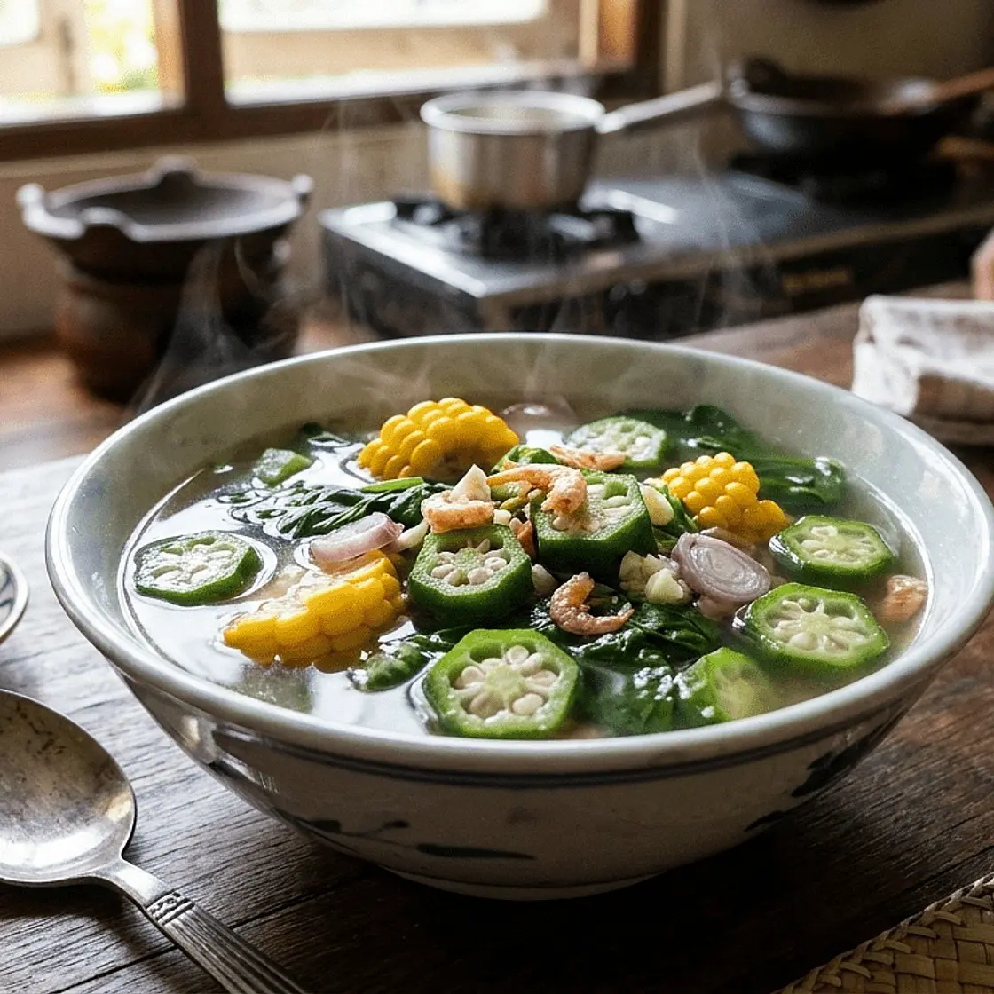 Luffa Gourds Clear Soup