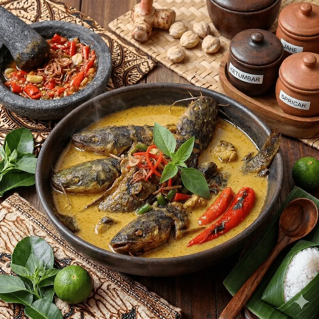 Catfish in Spicy Coconut Broth