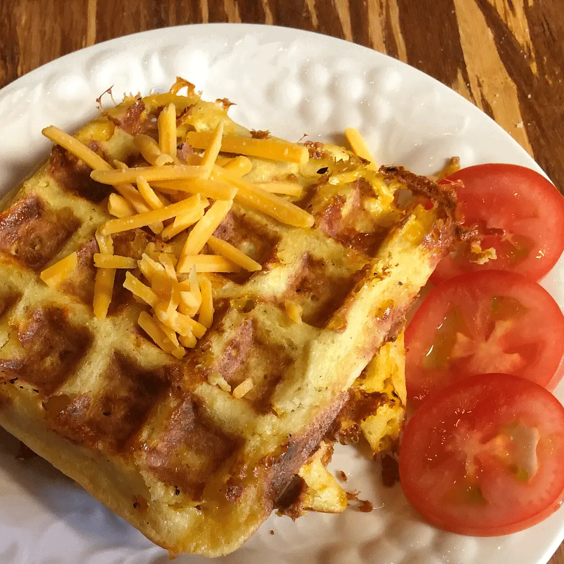 Low Carb Jalapeno Cheddar Chaffle