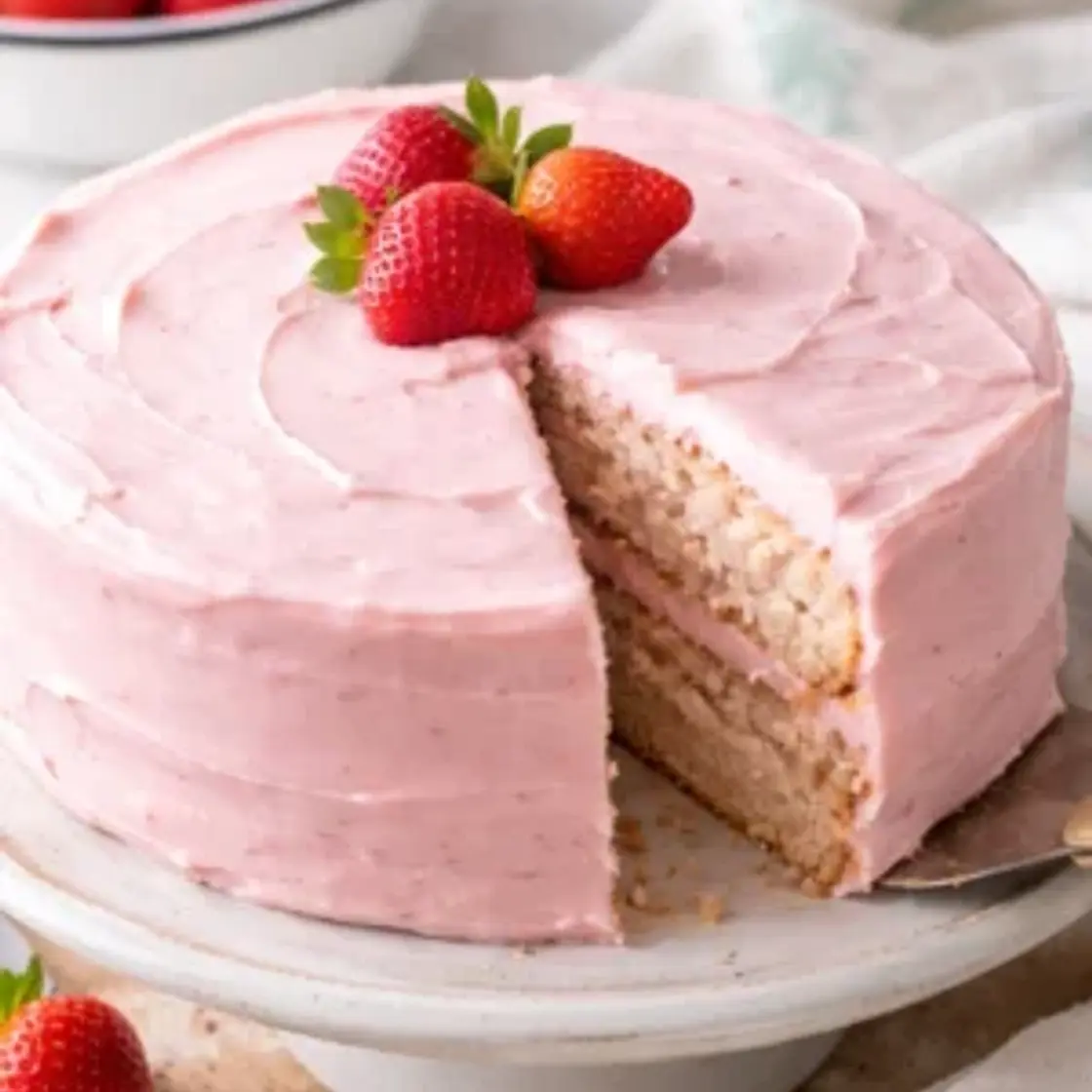 Fresh Strawberry Cake