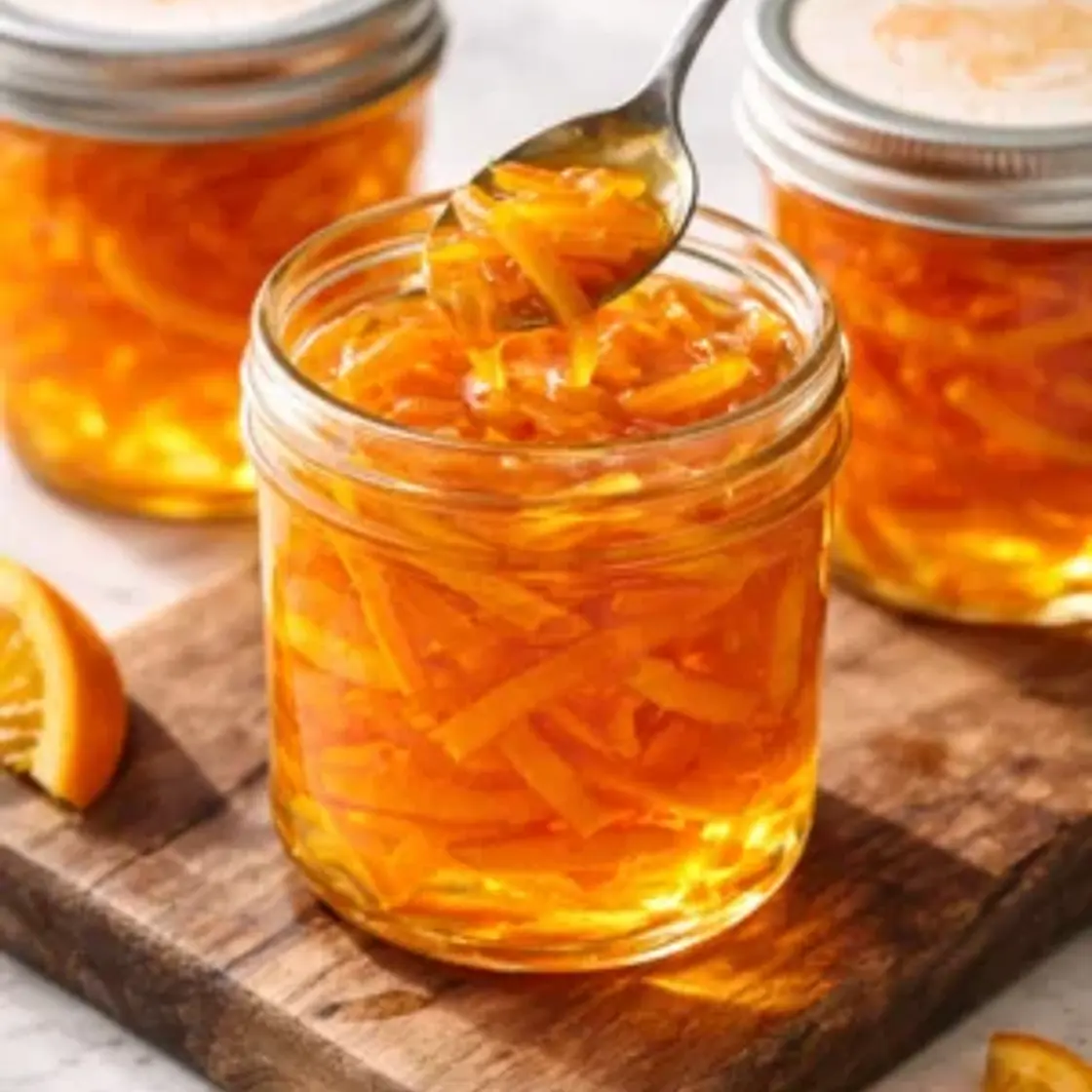 Candied Orange Peel in Syrup