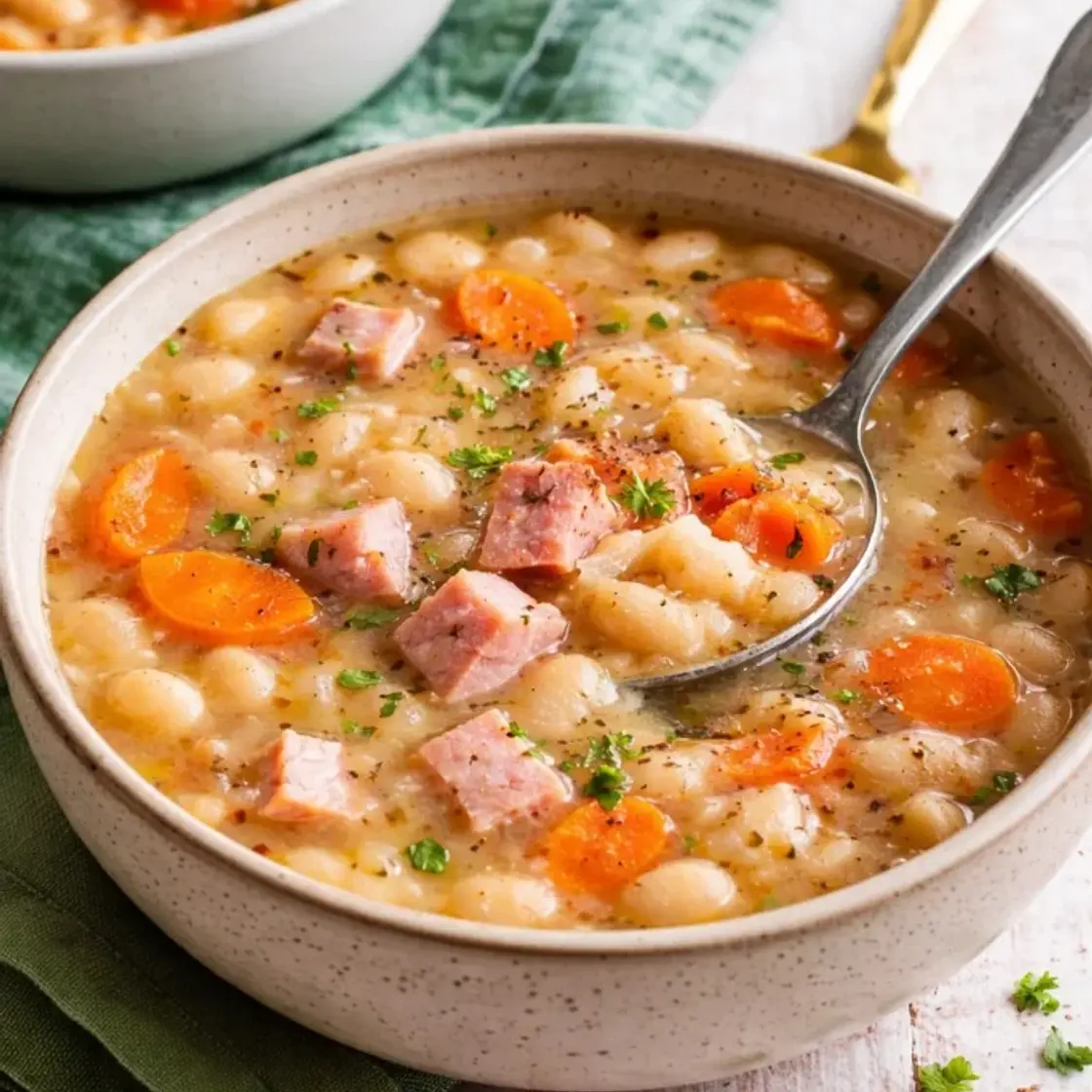 Easy Ham and Bean Soup