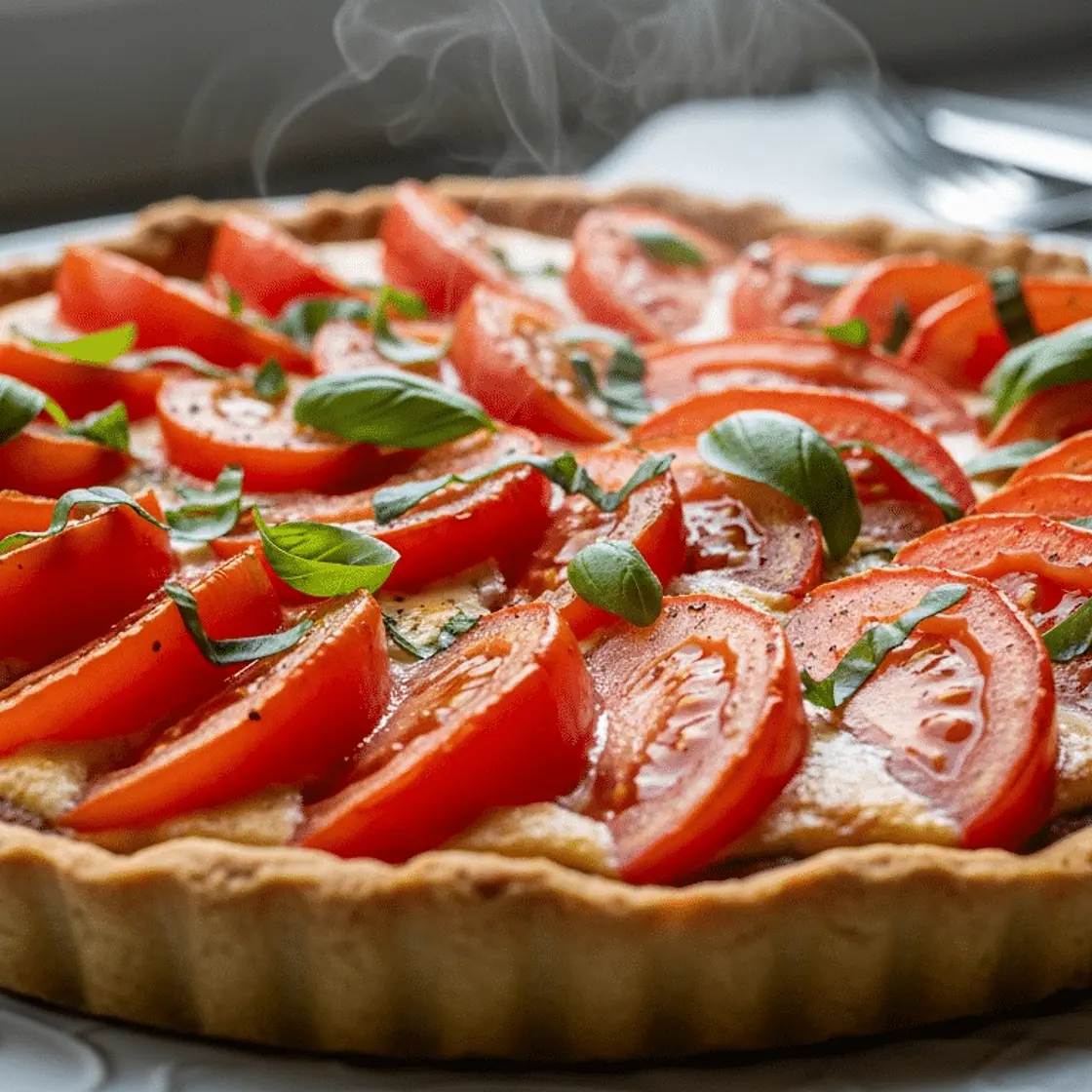 Tarte à la tomate sans FODMAP délicieuse et équilibrée