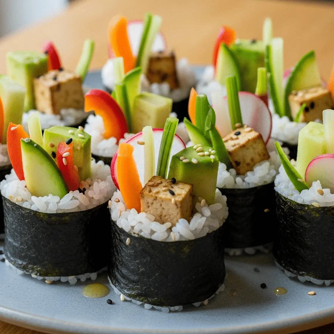 Sushi végétarien sans poisson