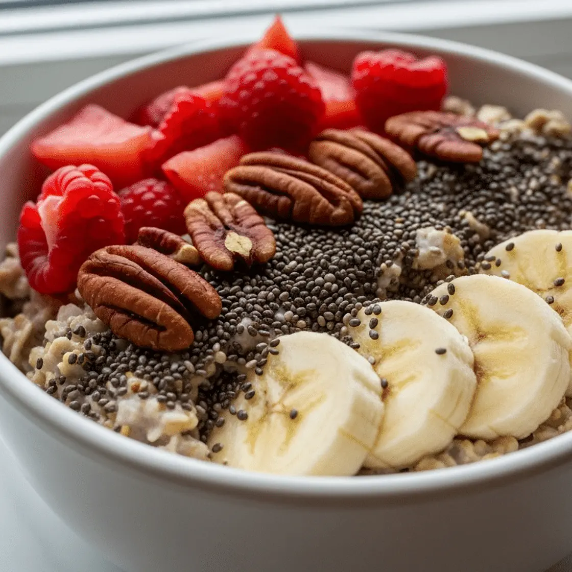 Overnight Oats sans FODMAP – Porridge froid rapide et savoureux