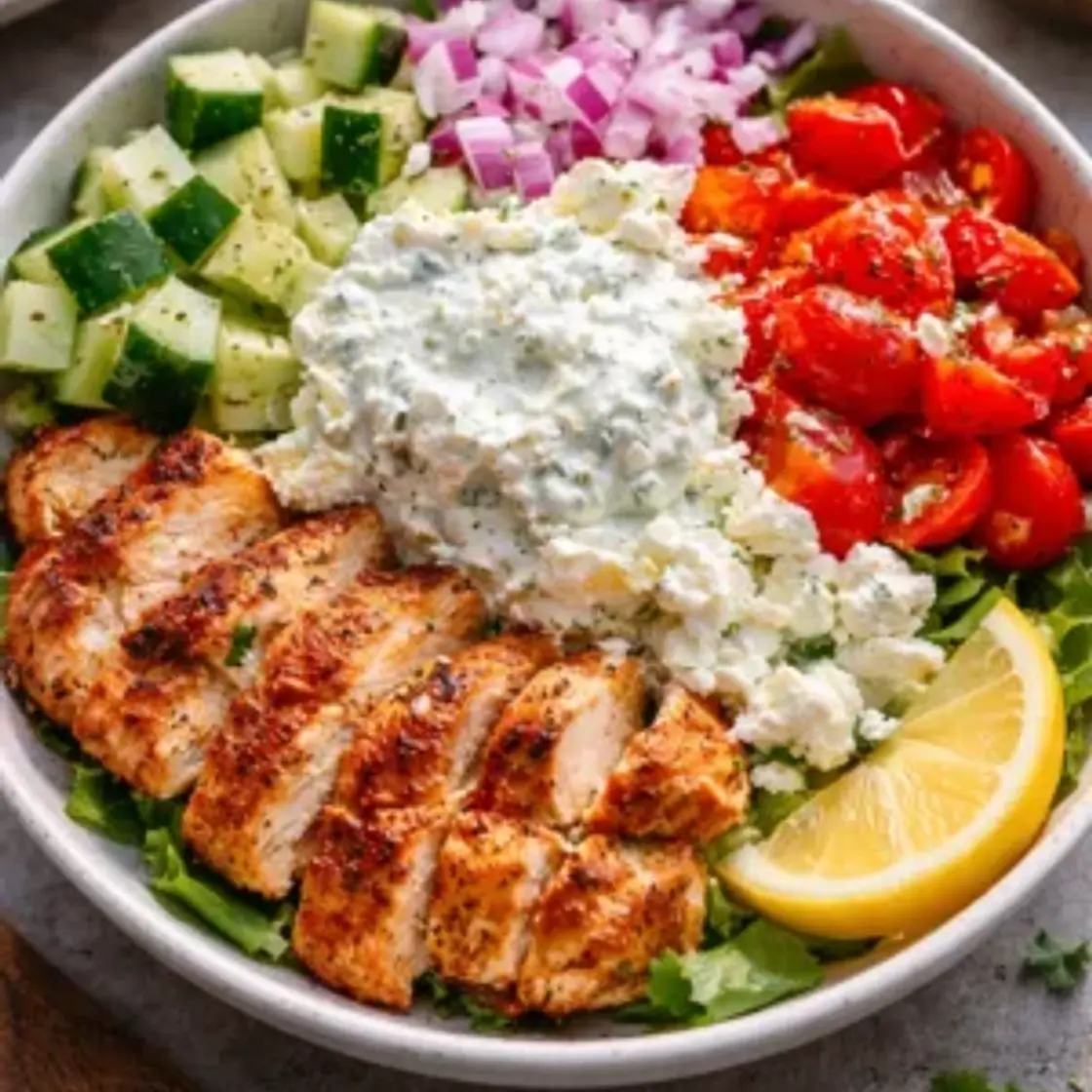 Greek Chicken Bowls
