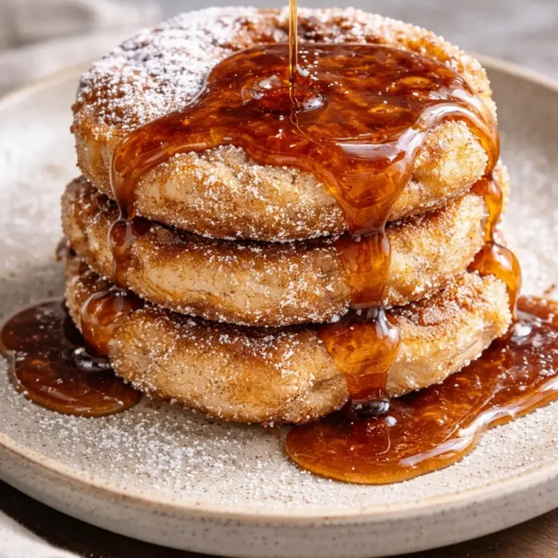 Spanish Churro-Inspired Pancakes