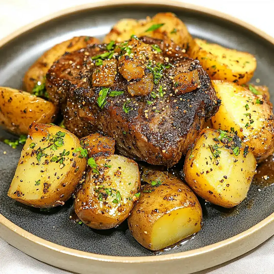 Garlic Butter Steak and Potatoes Easy Weeknight Dinner