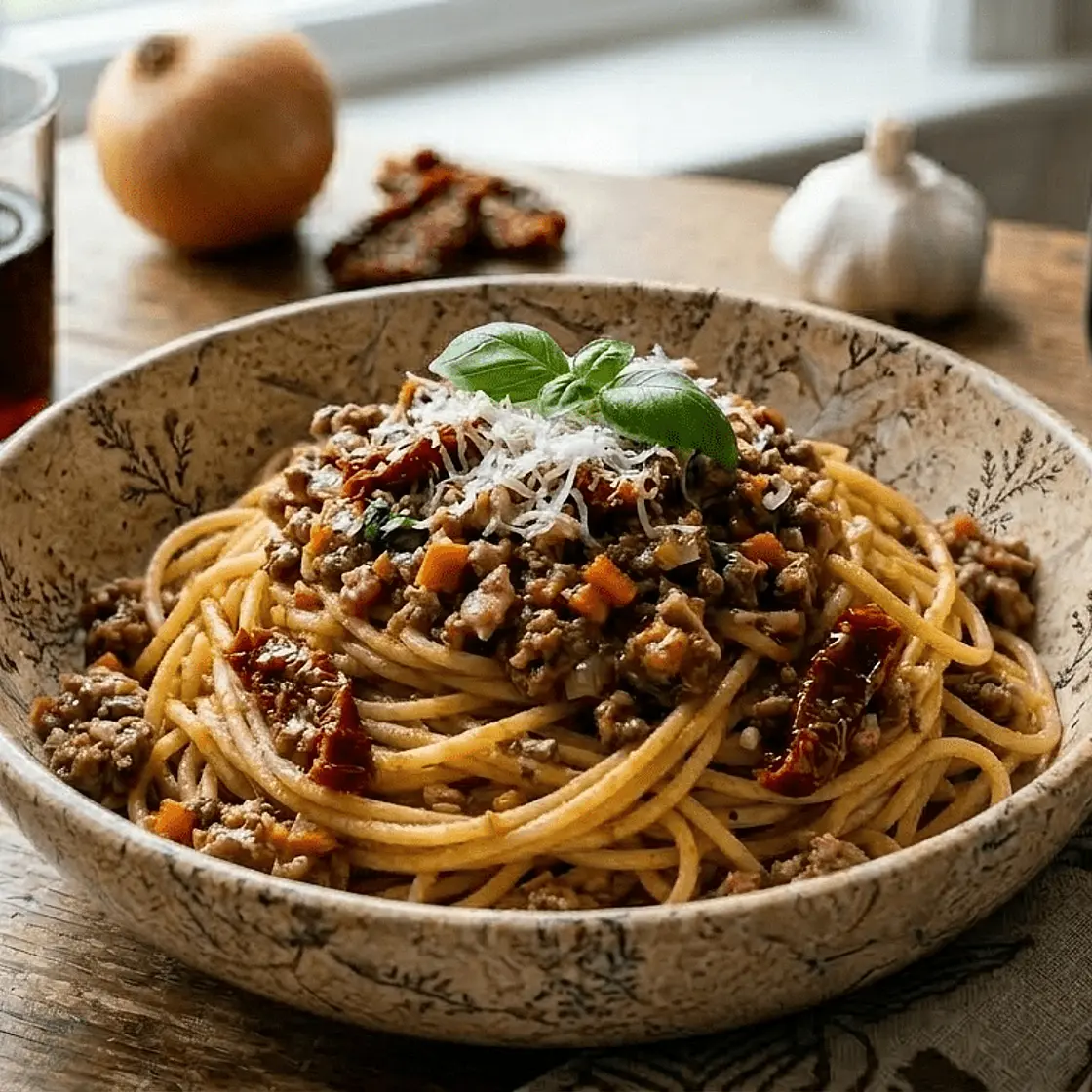 Umani-Rich Red Wine Bolognese
