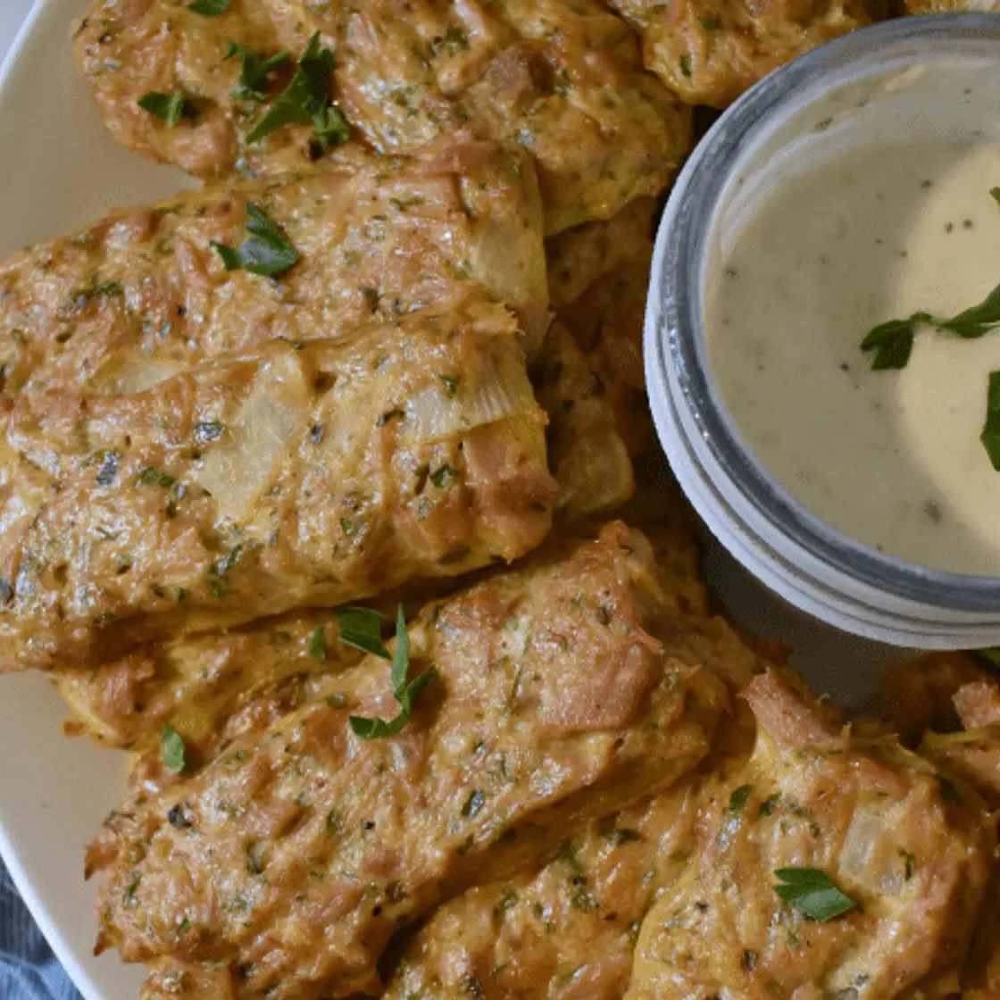 Keto Tuna Melt Dippers