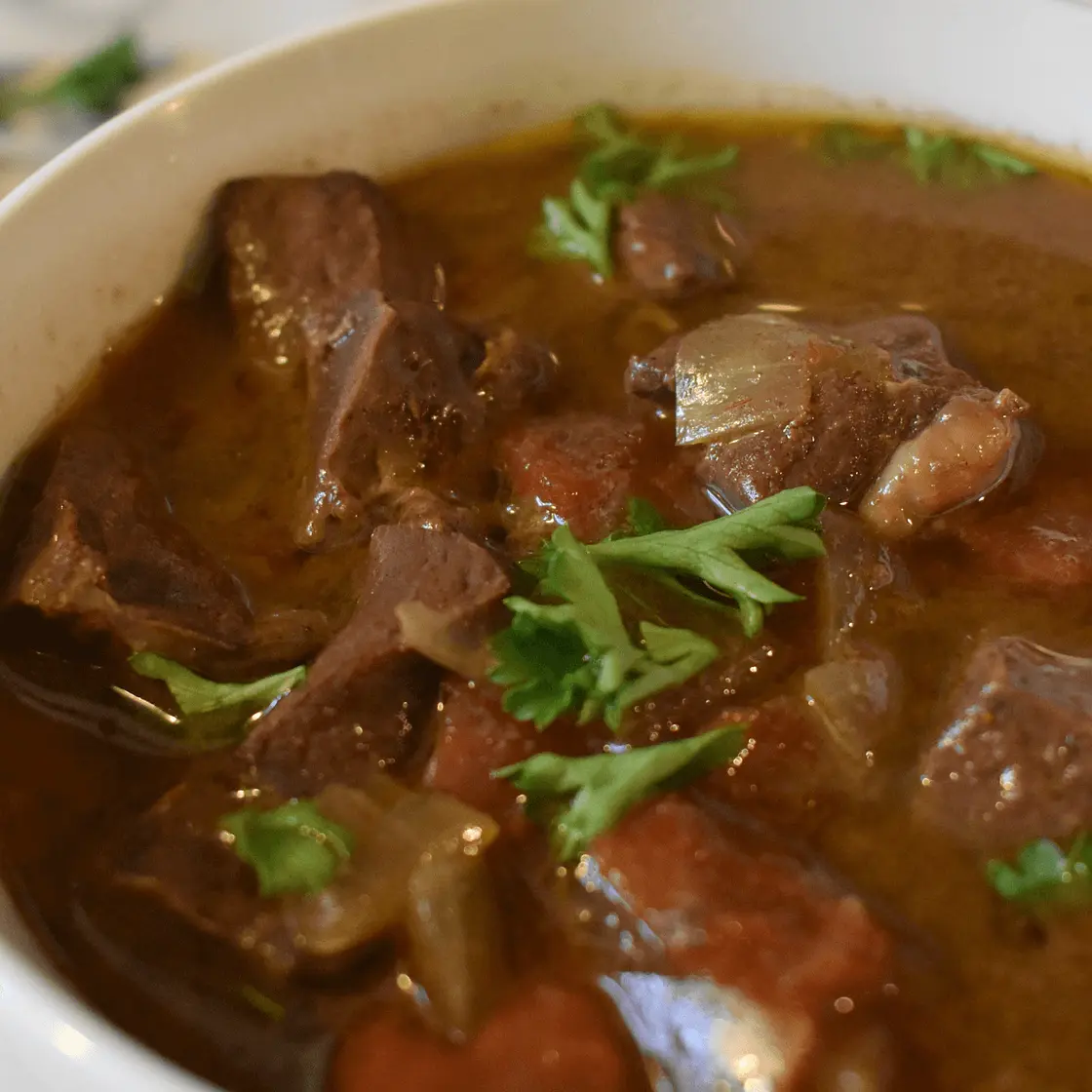 Spiced Beef Heart Stew