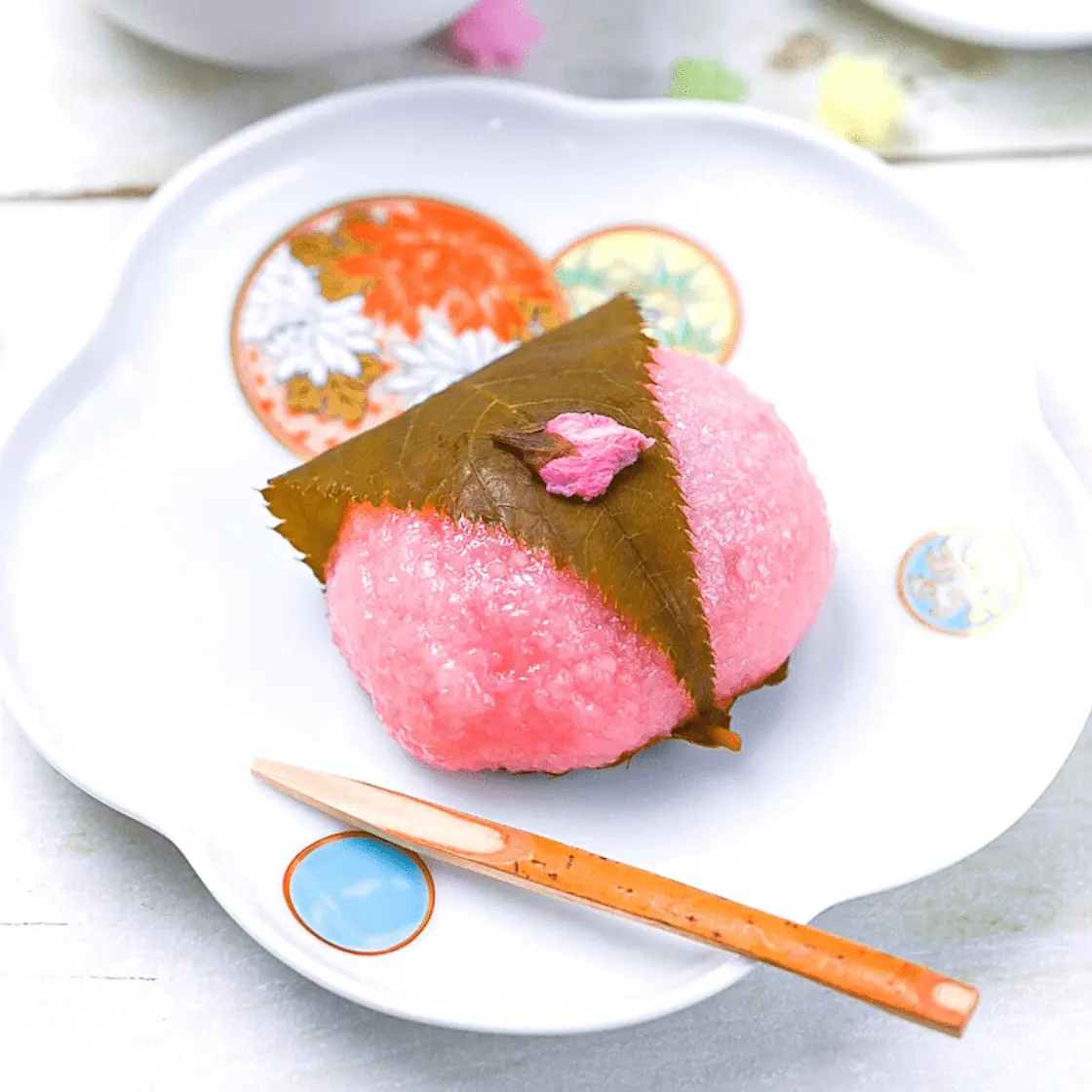 Kansai Style Sakura Mochi (Cherry Blossom Rice Cakes)