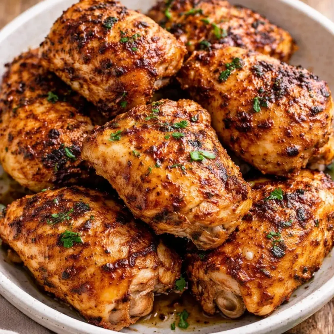Oven Baked Chicken Thighs