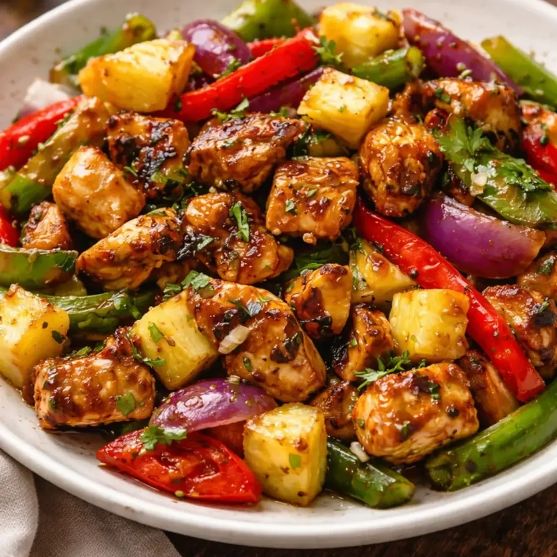 Hawaiian Chicken Sheet Pan