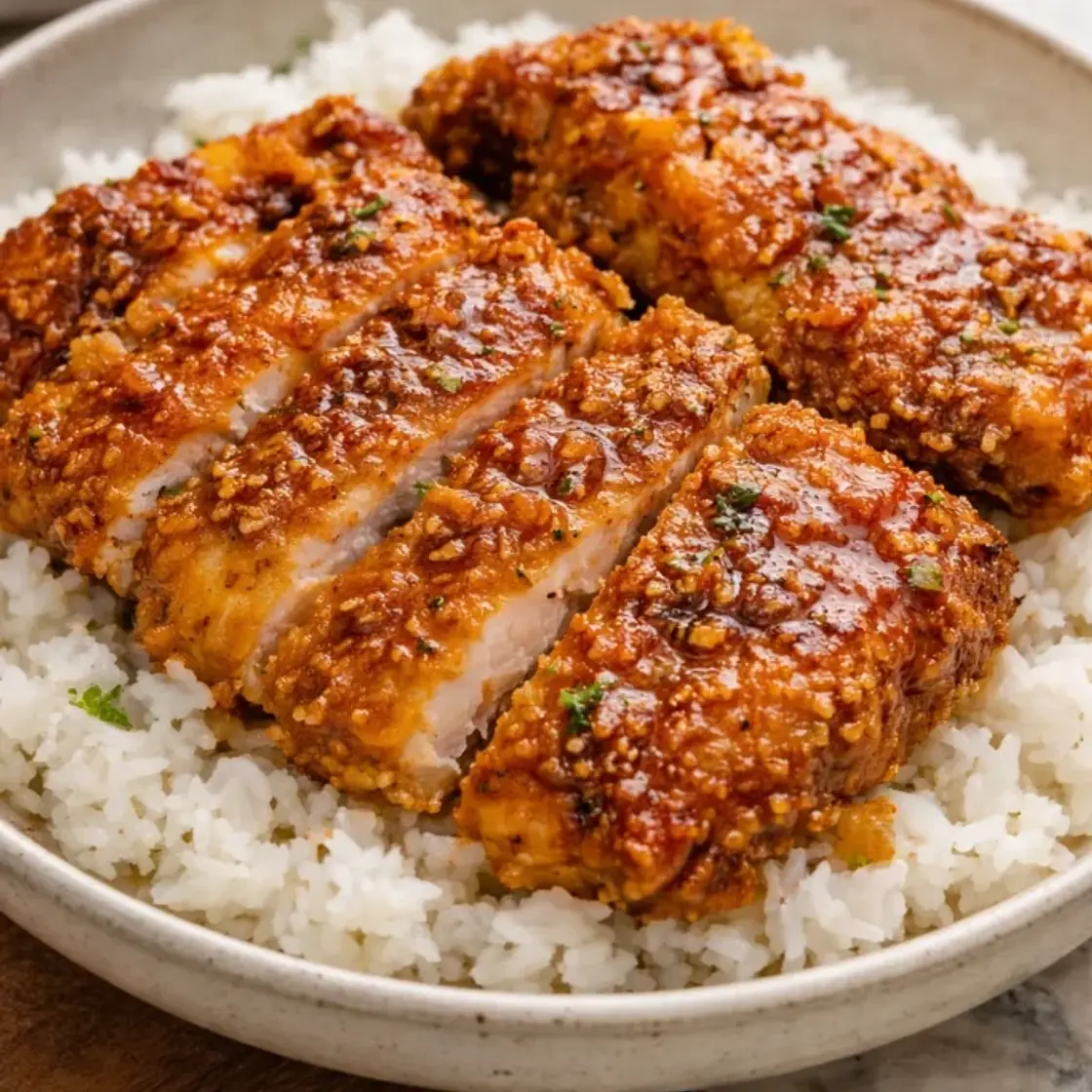 Honey Garlic Crispy Chicken
