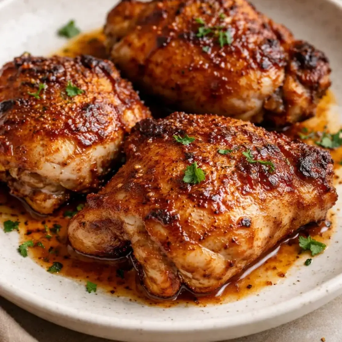 Juicy Baked Boneless Chicken Thighs