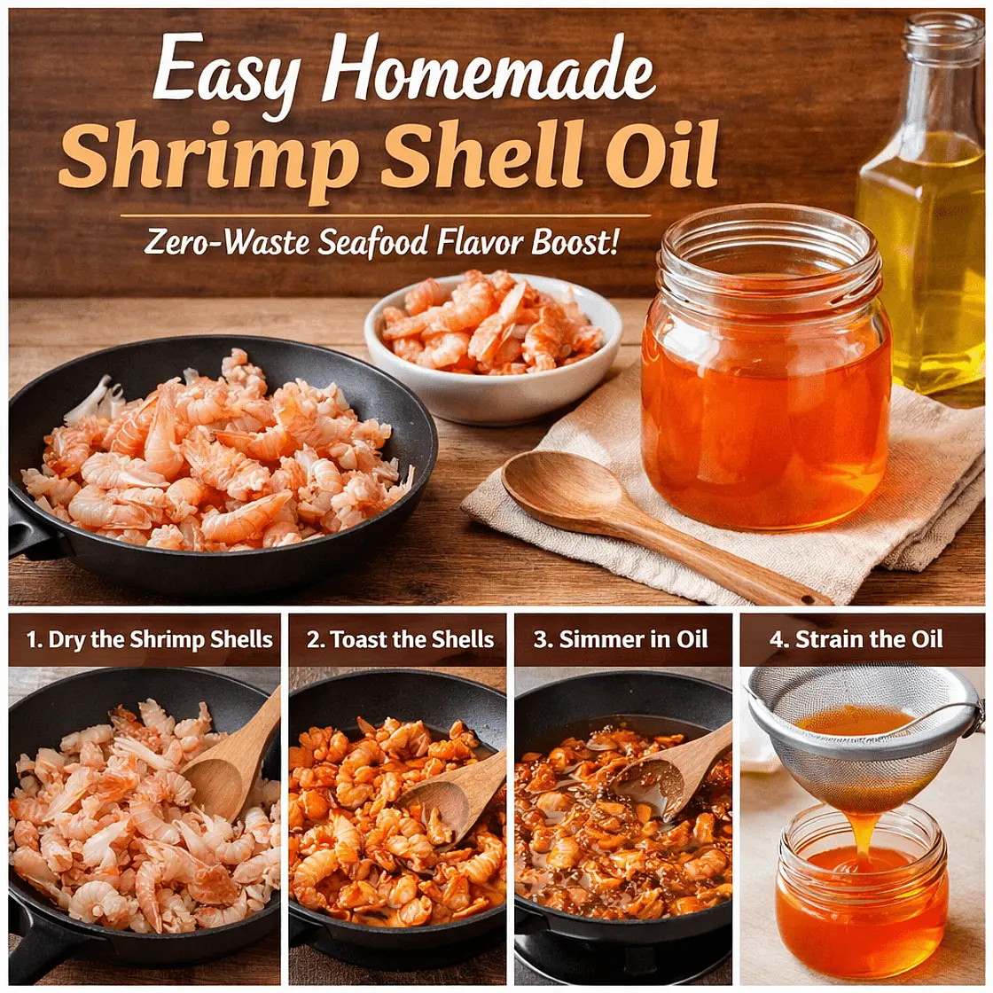 Homemade Shrimp Shell Oil
