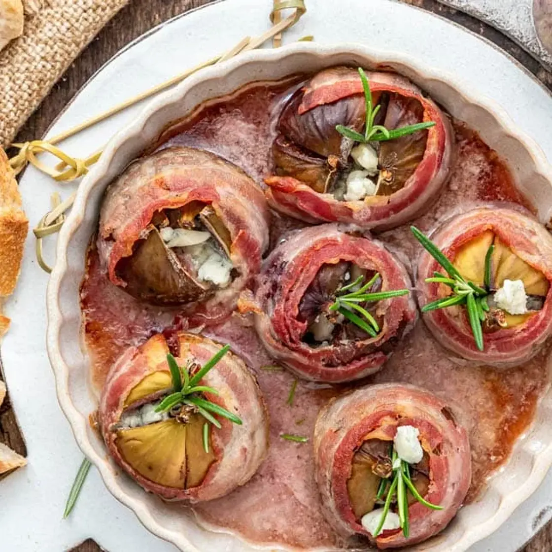 Gefüllte Feigen im Speckmantel - schnelle Tapas