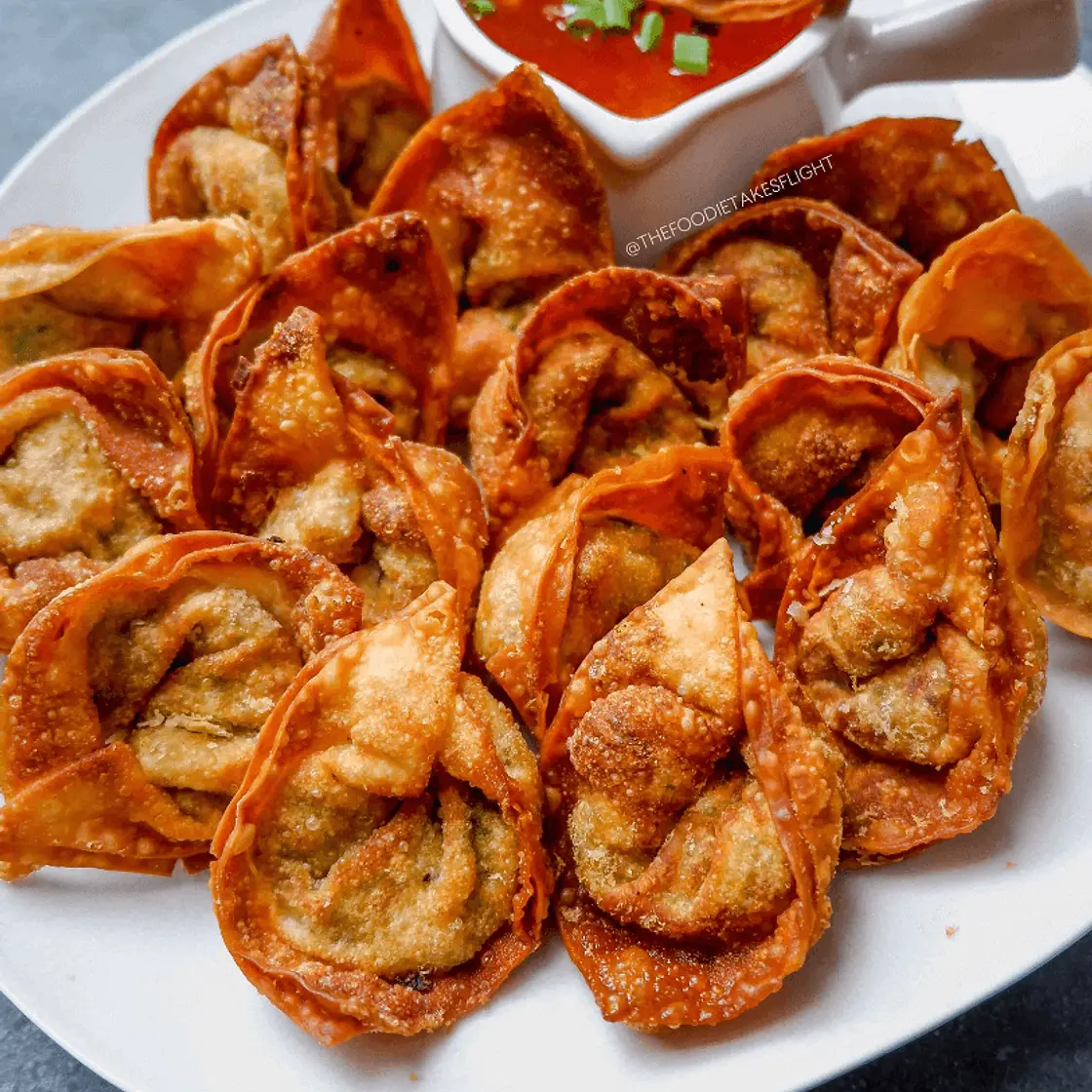 Crispy Curry Vegetable Wontons