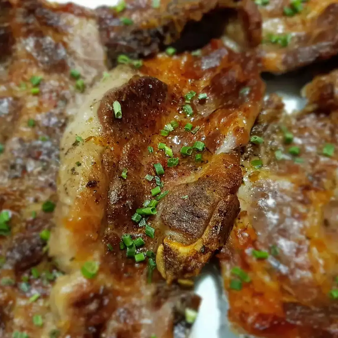 Oven-Baked Pork Neck Steaks