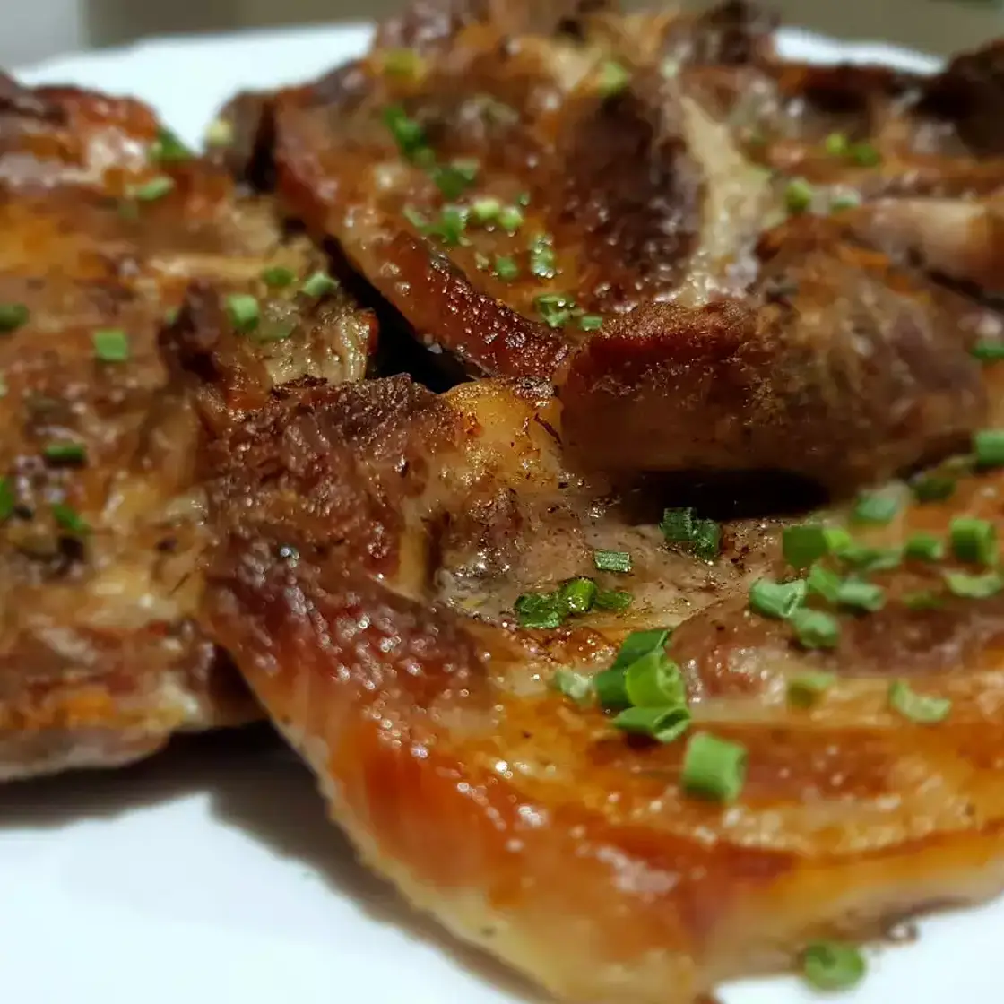 Oven-Baked Pork Neck Steaks