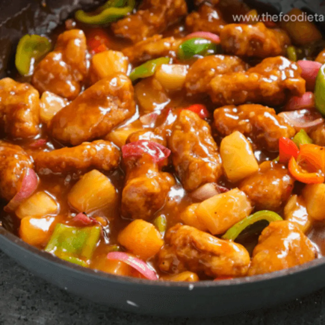 Chinese Sweet and Sour “Pork” (Vegan Recipe)