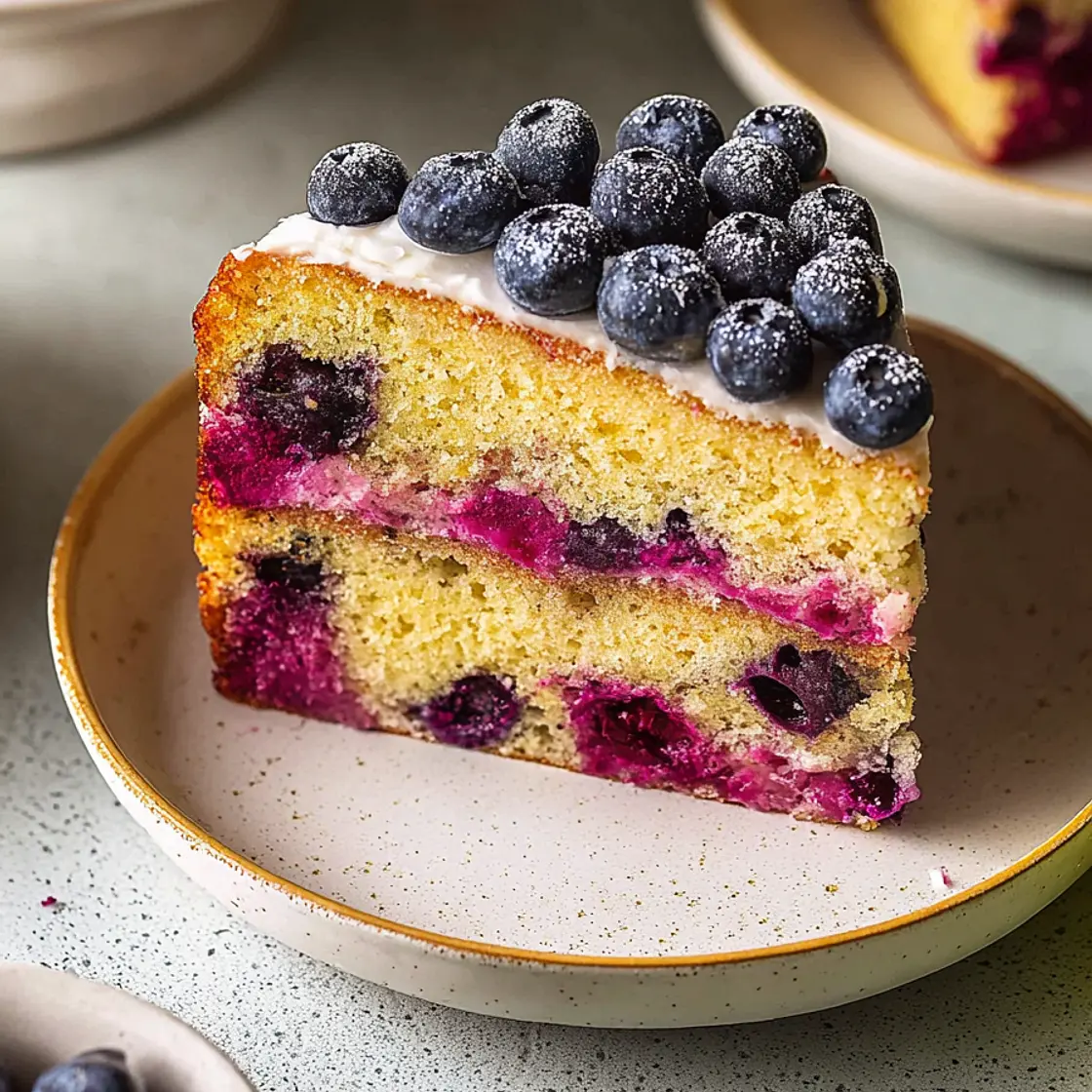 Gluten-Free Lemon Blueberry Cake Recipe